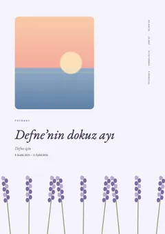 Lavender Field keepsake book cover